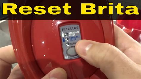 How To Reset Brita Water Filter Indicator After Changing It。